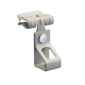 Nvent Caddy 6TI912 | H-Ti/T Rod To Flange Clip, 0.375" Hole, Threaded, 0.5625"-0.75" Flange