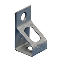 Nvent Caddy 6TI | Thread Install Rod Hanger, 0.375" Hole 1, Threaded, 0.25" Hole 2