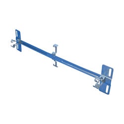 Nvent Caddy 6MB186CO | B18-Co-Z Box/Multiple Conduit Hanger With Rod/Wire Clip, 14-2 To 12-3 Mc/Ac, 3/8" Rod, 3/8" Flexible