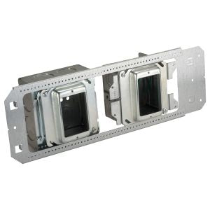 Nvent Caddy A1BF1G41N | All-In-One Between-Stud With Removable Mud Ring, Multi-Box, (4) 1", (4) 1 1/4" Knockouts, 1 Gang, 42 In3 Box, 5/8" Drywall, 3 5/8"