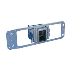 Nvent Caddy A1BF3G | All-In-One Between-Stud With Removable Mud Ring, Single Box, 1 Gang, With Ground, 1 1/4" Drywall, 3 5/8"