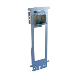 Nvent Caddy A1FF2GS | All-In-One Floor-Mounted With Removable Mud Ring, 2 Gang, With Ground, 5/8" Drywall, 2 1/2"