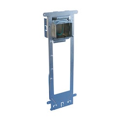 Nvent Caddy A1FF4G | All-In-One Floor-Mounted With Removable Mud Ring, 2 Gang, With Ground, 1 1/4" Drywall, 3 5/8"