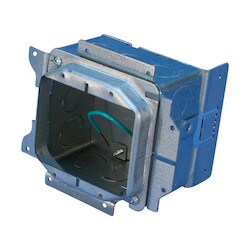 Nvent Caddy A1SF2G | All-In-One Stud-Mounted With Removable Mud Ring, 2 Gang, With Ground, 5/8" Drywall, 3 5/8"