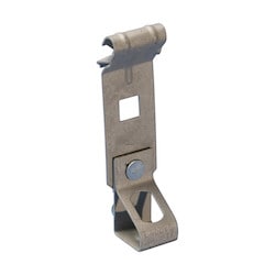 Nvent Caddy AF146T | Af-Ti/T Rod To Z Purlin Clip, 3/8" Hole, Plain, 1/16"-1/4" Flange
