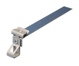 Nvent Caddy C4TI58 | H-Ti/Tr Rod To Flange Clip With Retainer, 1/4" Rod, 5/16"-1/2" Flange