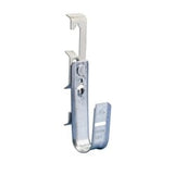 Nvent Caddy CAT124Z34 | Nvent Caddy Cablecat J-Hook With Rod/Wire Clip, 3/4" Dia, 1/8"-3/8" Flange, 1/4" Rod