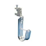 Nvent Caddy CAT12BCB | Cablecat J-Hook With Bc Beam Clamp, Swivel, 3/4" Diameter, 1/8"-1/2" Flange