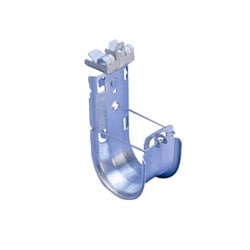 Nvent Caddy CAT64HP24 | Nvent Caddy Cat Hp J-Hook With Hammer-On Flange Clip, Swivel, 4" Dia, 1/8"-1/4" Flange