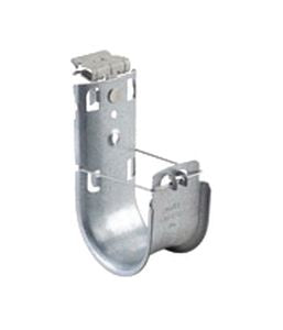 Nvent Caddy CAT48HP58SM | Cat HP J-Hook With Hammer-On Flange Clip, 3" Diameter, 5/16"-1/2" Flange