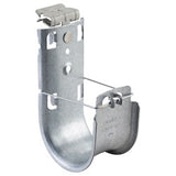 Nvent Caddy CAT48HP912SM | Nvent Caddy Cat Hp J-Hook With Hammer-On Flange Clip, 3" Dia, 1/2"-3/4" Flange