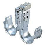 Nvent Caddy CAT32HPD1M24 | Cat HP Double J-Hook With Hammer-On Flange Clip, Swivel, 2" Diameter, 6 1/2"