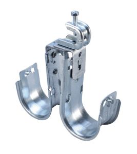 Nvent Caddy CAT21HPD1BC2 | Cat HP Double J-Hook With Bc200 Beam Clamp, Swivel, 1 5/16" Diameter, 5 1/8"
