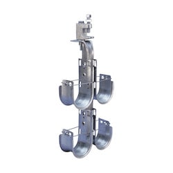 Nvent Caddy CAT64HPDFM4 | Nvent Caddy Cat Hp J-Hook Tree, Flange Mount, Double Sided, 4" Dia, 4 Tier