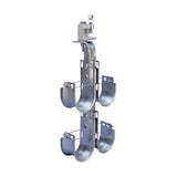 Nvent Caddy CAT32HPDFM4 | Nvent Caddy Cat Hp J-Hook Tree, Flange Mount, Double Sided, 2" Dia, 4 Tier