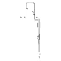 Nvent Caddy CATHPESC | Nvent Caddy Cat Hp J-Hook Clip To Strut Clip