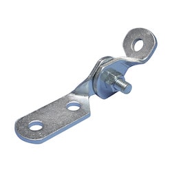 Nvent Caddy CSBSH00375EG | Strut Seismic Hinge, 9/16" Hole 1, 7/16" Hole 2