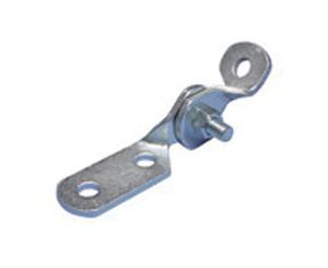 Nvent Caddy CSBSH00625EG | Strut Seismic Hinge, 9/16" Hole 1, 11/16" Hole 2
