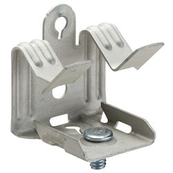 Nvent Caddy M1318S | Hammer-On Flange Clip, Bottom Mount With Stud, Spring Steel, 13/16"-1 1/8" Flange
