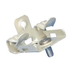Nvent Caddy M912S | Hammer-On Flange Clip, Bottom Mount With Stud, Spring Steel, 9/16"-3/4" Flange