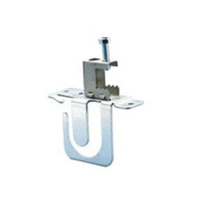 Nvent Caddy MCS100BC | Mc/Ac Cable Support Bracket With Spring Steel Beam Clamp, 14-3 To 10-2 Mc/Ac, 8 Cable, 1/8"-1/2" Flange