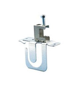 Nvent Caddy MCS50BC | Mc/Ac Cable Support Bracket With Spring Steel Beam Clamp, 14-3 To 10-2 Mc/Ac, 4 Cable, 1/8"-1/2" Flange