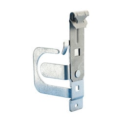 Nvent Caddy MCS101VF14 | Mc/Ac Cable Support Bracket With C Purlin Clip, 10-3 To 8-3 Mc/Ac, 7 Cable, 1/16"-1/4" Flange