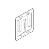 Nvent Caddy MPLS2 | Low Voltage Mounting Plate With Screws, 2 Gang