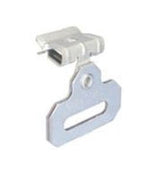 Nvent Caddy MSS58 | H-Mss Inline Strap Hanger With Flange Clip, 0.3125"-0.5" Flange, 1 1/4" Max Strap