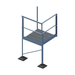 Nvent Caddy PCB36H20 | Pyramid Crossover Bridge Turn Kit, 20" Walkway Height