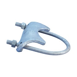 Nvent Caddy RA0250HD | Ra Right Angle Pipe And Conduit Clamp, 2 1/2" Rigid, 2 1/2" Pipe, 3/4" Max Flange