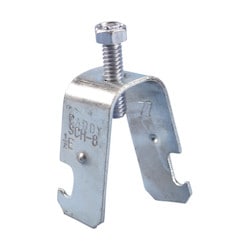 Nvent Caddy SCH12 | Sch1 Single Piece Strut Clamp For Conduit, 0.57"-0.92" Od, 3/4" Emt, 1/2" Rigid/Pipe