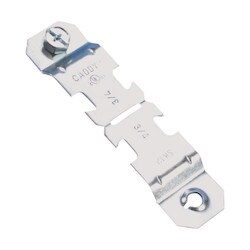 Nvent Caddy SK32ALA | Sk Single Piece Strut Clamp For Conduit, Aluminum, 2" Emt, 2" Rigid/Pipe