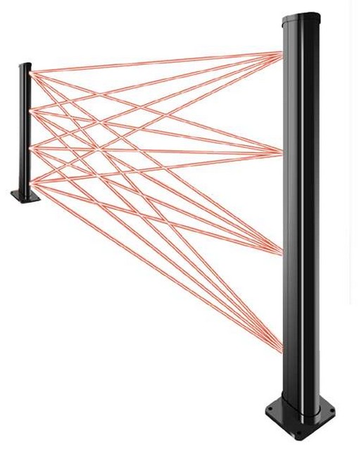 Optex RNW175 Single-Sided, Wall-Mounted Beam Tower For Use With RN4-Series