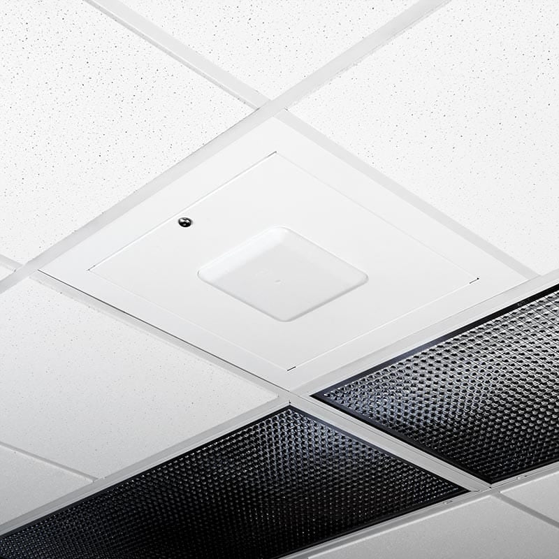 Oberon 1047-CCOAP3800 | Wireless/Access Point Enclosure, White, Steel, Ceiling Mount, 23-3/4 in. Wd