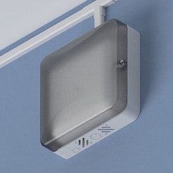 Oberon 1015-C | 11 In. Skybar Plastic Wifi Access Point Lock Box With Translucent Door, Accessories Available