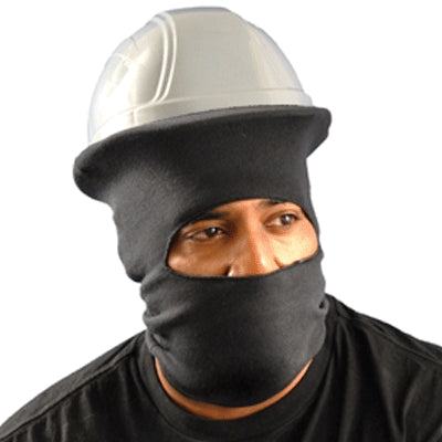 Occunomix LK910FR-01 | Classic Hard Hat Tube Liner, Full Face, Modacrylic Rib Knit Shell, Blue