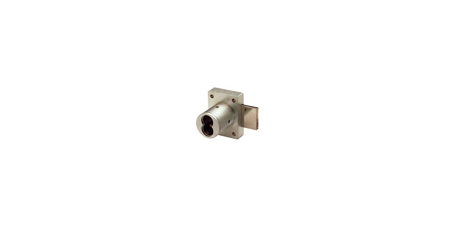 Olympus Lock Inc 721DR-138 26D | SFIC Deadbolt Cabinet Lock, US26D Satin Chrome, Key-Retaining, Die-Cast Zinc