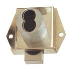 Olympus Lock Inc 725MD-DW-IH 26D | Deadbolt Drawer Lock, Mortise, Inverted Hand, 1-1/8" Diameter x 1-1/16" Length Barrel, Satin Chrome Plated