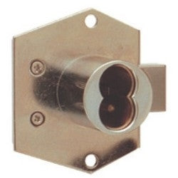 Olympus Lock Inc 725RD-DR-LH 26D | Deadbolt Door/Drawer Cabinet Lock, Left Hand, Rim/Surface Mount, Die-Cast Zinc, Satin Chrome Plated