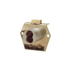 Olympus Lock Inc 725RSL-VH 26D | Enclosure Drawer Lock, Rim, Vertical Hand, Spring Loaded, Square Latch, 1-1/8" Diameter x 1-1/16" Length Barrel, Satin Chrome Plated