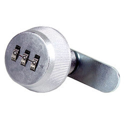 Olympus Lock Inc 7850R-L-C | Combination Cam Lock, Resettable, Large, #3, 1-1/8" Cylinder Length, Chrome Plated