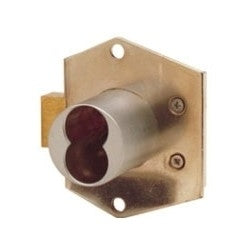 Olympus Lock Inc CR1125RD-RH 26D | Deadbolt Drawer Lock, Right Hand, Rim/Surface Mount, Satin Chrome Plated, For Corbin/Russwin Interchangeable Core Cylinder