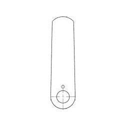Olympus Lock Inc DCNP-100-LC | Door Lock Cam, Straight, 3" Length, For DCN/DCR/B7 Series 3/4" Diameter Cam Lock
