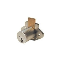 Olympus Lock Inc N078 26D 1-1/8 KA 101 | Deadbolt Drawer Lock, National Keyway, Vertical Hand, Keyed Alike, 7/8" Diameter x 1-1/8" Length Barrel, Die-Cast Zinc