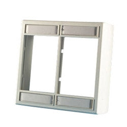 Legrand - Ortronics 40300175 | Series Ii Faceplate, High Profile (Dual Gang), 1.65 Deep, Fog White