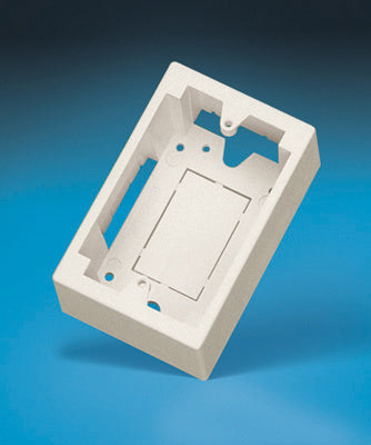 Legrand - Ortronics 40300185-00 | Non-Metallic Floor Box, Plastic, Extra Deep, 2 in., 1 Gang, Black, 3 x 4.7 x 2 in.