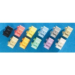 Ortronics 40328200 | Tab Data Computer Iconused With Imo And Patch Panelsgray 100/pk