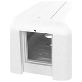 Ortronics 404HDJ1-88 | HDJ Plastic Surface Mount Box - Single Port, Cloud White
