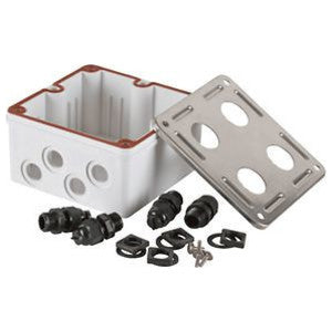 Ortronics 404IP24 | Ortronics Industrial IP67 Surface Box, Stainless Steel, 4-Port